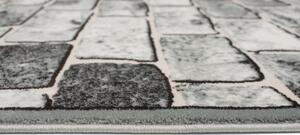 Makro Abra Moderní kusový koberec 70911/24338 TANGO Cihlová zeď šedý Rozměr: 140x190 cm