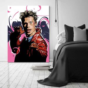 Obraz na plátně Klub rváčů, Brad Pitt - Nikita Abakumov Rozměry: 40 x 60 cm