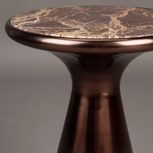 Černý mramorový odkládací stolek DUTCHBONE MOUNT 32,5 cm