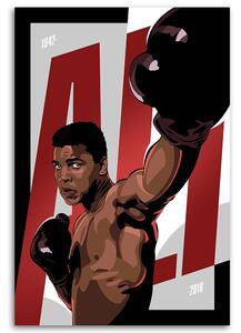 Obraz na plátně Muhammad Ali - Nikita Abakumov Rozměry: 40 x 60 cm