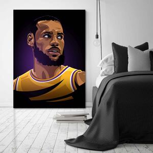 Obraz na plátně LeBron James - Nikita Abakumov Rozměry: 40 x 60 cm