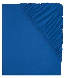 LIVARNO home Žerzejové napínací prostěradlo, 90-100 x 200 cm (modrá) (100349366001)