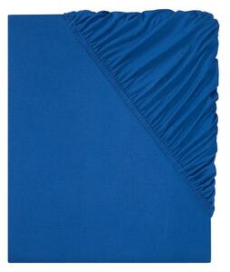 LIVARNO home Žerzejové napínací prostěradlo, 140–160 x 200 cm (modrá) (100348906001)