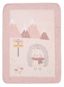 KikkaBoo Dětská deka Super Soft 140x110 cm Hedge-hugs