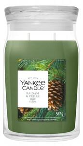 Sójová vonná svíčka BALSAM & CEDAR FIRESIDE Yankee Candle