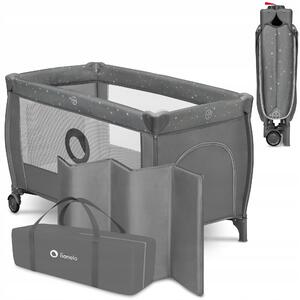 Cestovní postýlka Lionelo LO-STEFI PLUS GREY MULTICOLOR