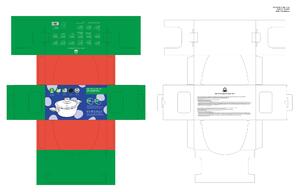 United Colors of Benetton Hliníkový hrnec s poklicí / mramorový povrch / 20 x 11 cm / Zelená