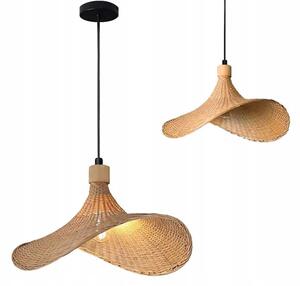 Závěsné svítidlo TOOLIGHT boho dřevěné, 1 žárovka E27
