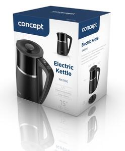 Concept RK3100 - Rychlovarná konvice s termotegulací 1,7 l 2200W/230V černá
