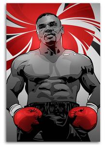 Obraz na plátně Mike Tyson boxer - Nikita Abakumov Rozměry: 40 x 60 cm
