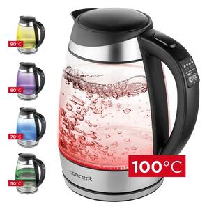Concept RK4120 - Rychlovarná konvice s termotegulací 1,7 l 2200W/230V nerez