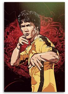 Obraz na plátně Herec Bruce Lee - Nikita Abakumov Rozměry: 40 x 60 cm