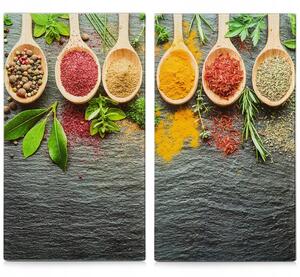 SKLENĚNÁ KRÁJECÍ PRKÉNKA ZELLER Spices 30 x 52 cm