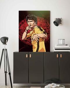 Obraz na plátně Herec Bruce Lee - Nikita Abakumov Rozměry: 40 x 60 cm