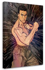 Obraz na plátně Jean-Claude Van Damme - Nikita Abakumov Rozměry: 40 x 60 cm