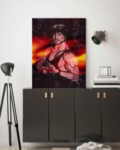 Obraz na plátně Rambo, Sylvester Stallone - Nikita Abakumov Rozměry: 40 x 60 cm