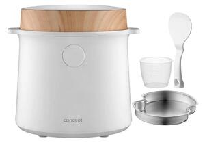 Concept RE3030 - Digitální rýžovar 2v1 380W/230V 1,5 l bílá/dekor dřeva