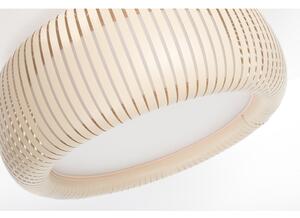 Stropní svítidlo STRIPES 2xE27/40W/230V pr. 55 cm krémová/bílá