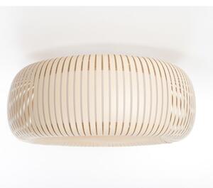 Stropní svítidlo STRIPES 2xE27/40W/230V pr. 55 cm krémová/bílá