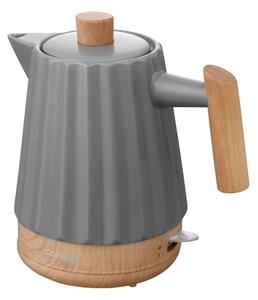 Concept RK0092-Rychlovarná konvice 1,5 l 1500W/230V t. šedá/dekor dřeva/keramika