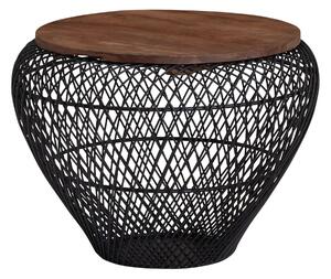 KONFERENČNÍ STOLEK, černá, dřevo, 60/60/45 cm MID.YOU, Online Only