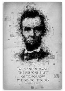 Obraz na plátně Prezident Abraham Lincoln - Gab Fernando Rozměry: 40 x 60 cm