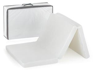 PETITE&MARS - Skládací cestovní matrace FOLDIE 120x60 cm bílá