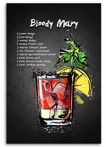 Obraz na plátně Koktejl Bloody Mary - Gab Fernando Rozměry: 40 x 60 cm