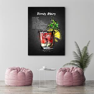 Obraz na plátně Koktejl Bloody Mary - Gab Fernando Rozměry: 40 x 60 cm