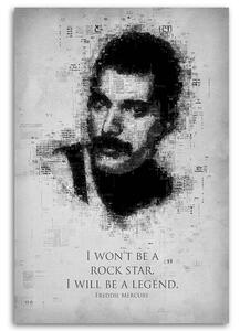 Obraz na plátně Freddie Mercury - Gab Fernando Rozměry: 40 x 60 cm