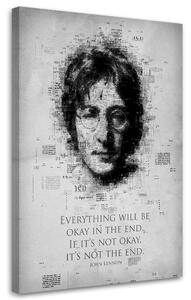 Obraz na plátně John Lennon - Gab Fernando Rozměry: 40 x 60 cm