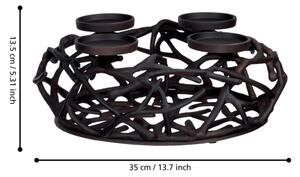 Eglo 422731 - Svícen OROQUIETA 13,5x35 cm hnědá
