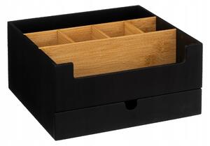 Organizér 5five Simply Smart Natureo 24x26x13 cm černo-hnědý
