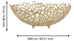Eglo 427496 - Dekorační mísa KIMITSU pr. 40 cm zlatá