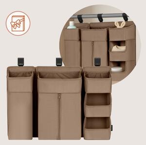 Lionelo - Organizér na postýlku 3v1 SIDEPOCKET Beige