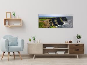 Obraz skleněný mořský útes - 50 x 125 cm