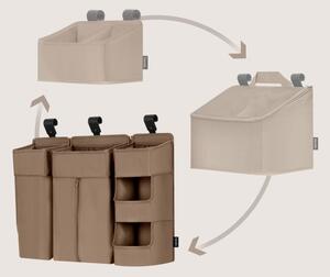 Lionelo - Organizér na postýlku 3v1 SIDEPOCKET Beige