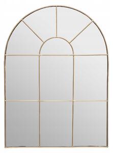 ZRCADLO DEKORATIVNÍ nástěnné zlaté OKNO 54 x 74 cm