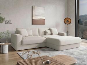 ROHOVÁ SEDAČKA, textil, slonovinová Sit & More - Sedací soupravy, Online Only