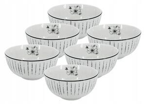 Set 6 ks - Porcelánová miska Linea Dash, 14 cm