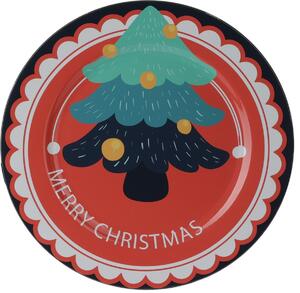 Excellent Houseware Vánoční podložka na talíř, 33 cm Vzor: Vánoční strom