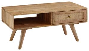 KONFERENČNÍ STOLEK, přírodní barvy, dřevo, 90/45/40 cm MID.YOU, Online Only