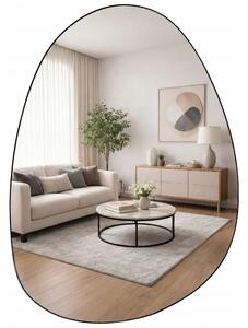 Zrcadlo EDAXO nástěnné asymetrické, kovový rám 550 x 750 mm
