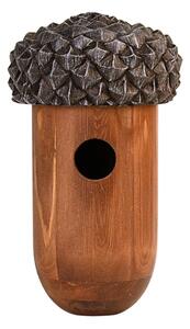 Ptačí budka Wooden, 25,5x14 cm, dřevo, hnědá