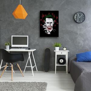 Obraz na plátně Joker se zlověstně usmívá - DDJVigo Rozměry: 40 x 60 cm
