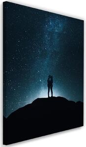 Obraz na plátně Láska v záři hvězd - Rokibul Hasan Rozměry: 40 x 60 cm