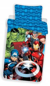 Jerry Fabrics Svítící povlečení Avengers 02 Bavlna 140x200 70x90