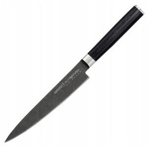 NŮŽ KUCHYŇSKÝ NŮŽ SAMURA MO-V STONEWASH JAPONSKÁ OCEL AUS-8 SM-0023