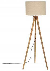 STOJACÍ LAMPA trojnožka Olga, výška 150 cm BÉŽOVÁ