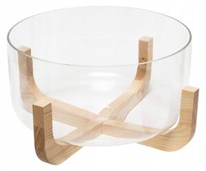 Skleněná mísa Secret De Gourmet 28 cm průhledná